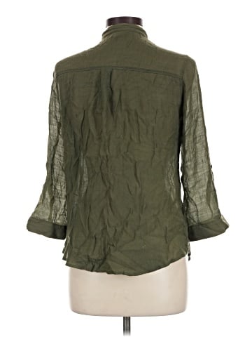 B.wear 3/4 Sleeve Button-Down Shirt (view 2)