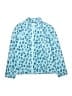 Eddie Bauer 100% Polyester Print Blue Track Jacket Size 7 - 8 - photo 1