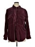 Universal Thread 100% Recycled Polyester Burgundy Long Sleeve Button-Down Shirt Size XL - photo 1
