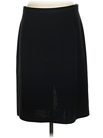 St. John Caviar Wool Skirt (view 1)
