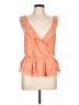 Express 100% Polyester Orange Sleeveless Blouse Size L - photo 1