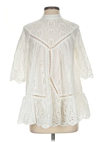 Zimmermann Short Sleeve Blouse (view 1)