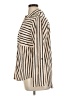 Fred David Stripes Ivory Long Sleeve Blouse Size 1X - photo 5