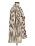 Fred David Stripes Ivory Long Sleeve Blouse Size 1X - photo 4