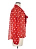 H&M 100% Polyester Polka Dots Red Long Sleeve Blouse Size 8 - photo 4