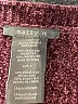 Matty M Tweed Burgundy Pullover Sweater Size L - photo 7