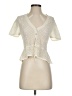 Zara Ivory Short Sleeve Top Size S - photo 1