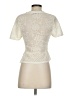 Zara Ivory Short Sleeve Top Size S - photo 2