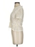 Zara Ivory Short Sleeve Top Size S - photo 5
