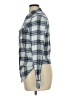 Volcom 100% Cotton Plaid Blue Long Sleeve Button-Down Shirt Size 14 - photo 5
