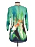 Envie Green 3/4 Sleeve Blouse Size L - photo 2