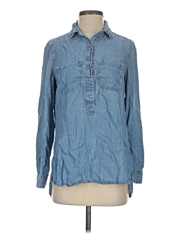 Cupid's Diary Long Sleeve Button-Down Shirt (view 1)