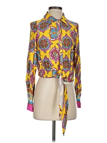 Haute Hippie Long Sleeve Blouse (view 1)