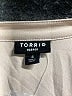 Torrid 100% Polyester Tan 3/4 Sleeve Blouse Size 4X Plus (4) - photo 7