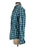Old Navy Checkered-gingham Teal Long Sleeve Button-Down Shirt Size S - photo 5