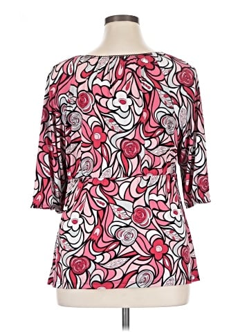AB Studio 3/4 Sleeve Blouse (view 2)