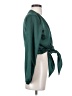 Assorted Brands 100% Polyester Green Long Sleeve Blouse Size P (estimated, petite) - photo 4