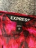 Express 100% Polyester Animal Print Pink Cocktail Dress Size XS - photo 7
