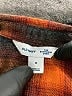 Old Navy Plaid Orange 3/4 Sleeve Button-Down Shirt Size M - photo 7