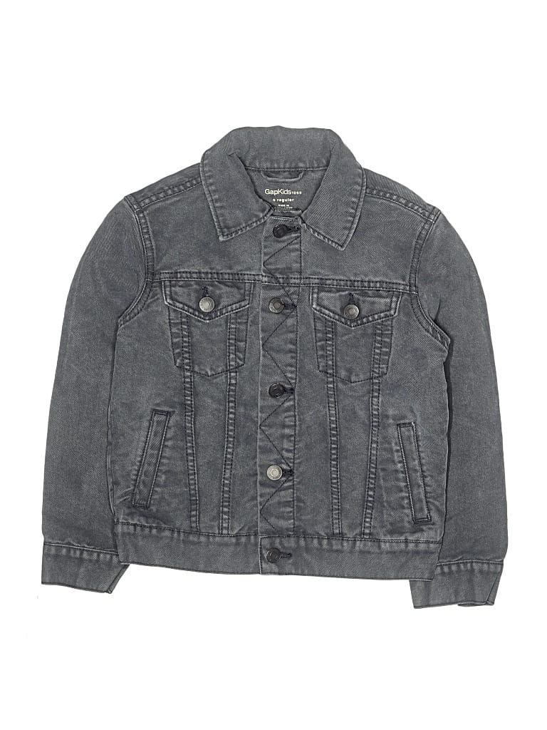 Pre-owned Gap Kids' Denim Jacket In Gray