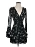 Missguided 100% Polyester Floral Black Cocktail Dress Size 0 (petite) - photo 1