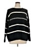Vince Camuto Stripes Black Pullover Sweater Size XL - photo 1