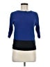 Talbots Color Block Blue Pullover Sweater Size Med Petite - photo 1