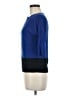 Talbots Color Block Blue Pullover Sweater Size Med Petite - photo 5
