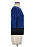 Talbots Color Block Blue Pullover Sweater Size Med Petite - photo 4