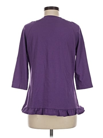 Allegra K 3/4 Sleeve Blouse (view 2)