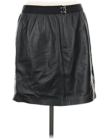 Ann Taylor LOFT Leather Skirt (view 2)
