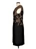 Connected Apparel Graphic Black Cocktail Dress Size 12 - photo 5