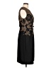 Connected Apparel Graphic Black Cocktail Dress Size 12 - photo 4