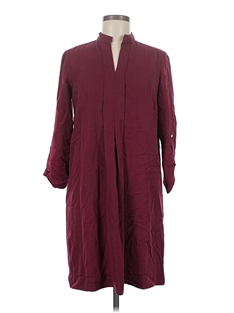 Pre-owned Studio M Casual Dress In Burgundy