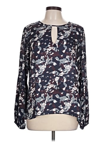 Waverly Grey Long Sleeve Blouse (view 1)