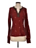 DR2 Burgundy Long Sleeve Blouse Size S - photo 1