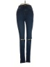 Topshop Solid Blue Jeans Size 25 waist - photo 1