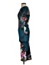 ASOS Graphic Teal Cocktail Dress Size 2 - photo 5