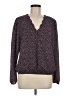 Nine Britton 100% Polyester Purple Long Sleeve Blouse Size M - photo 1