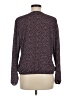 Nine Britton 100% Polyester Purple Long Sleeve Blouse Size M - photo 2
