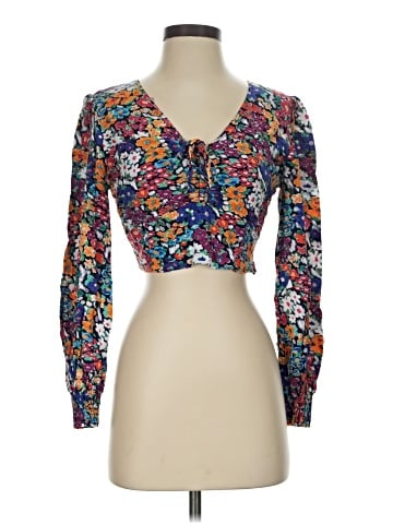 Lost + Wander Long Sleeve Blouse (view 1)