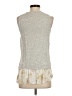 Deletta Gray Sleeveless Top Size S - photo 2