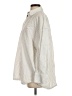 Zara Stripes Ivory Long Sleeve Button-Down Shirt Size S - photo 5