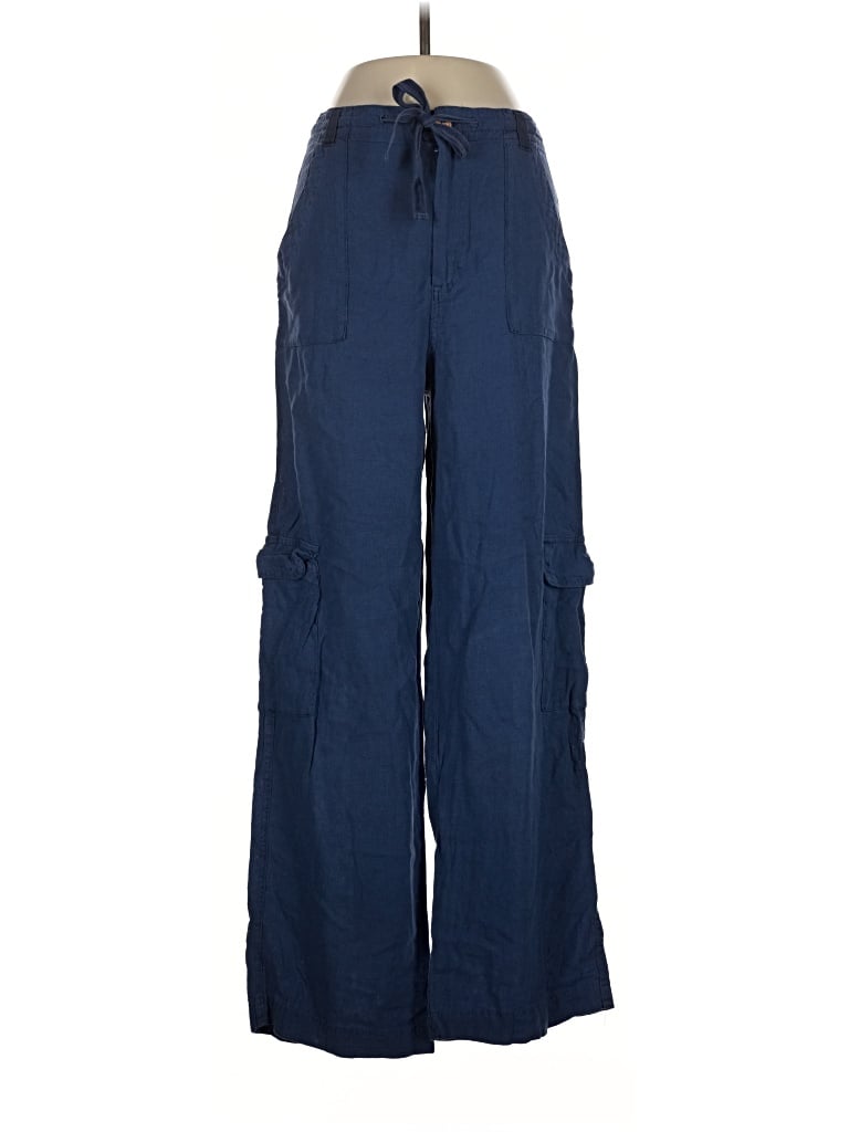 Pre-owned Sincerely Jules Linen Pants In Blue