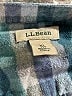 L.L.Bean Plaid Teal 3/4 Sleeve Button-Down Shirt Size XL - photo 7