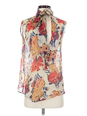 Winter Kate Sleeveless Silk Top (view 1)