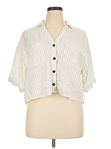 Bobeau Short Sleeve Blouse (view 1)