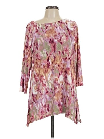 JM Collection 3/4 Sleeve Blouse (view 1)