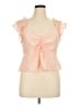 Old Navy Pink Short Sleeve Blouse Size XL Petite - photo 1
