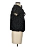 Ann Taylor LOFT 100% Polyester Polka Dots Black Short Sleeve Blouse Size XS (petite) - photo 4